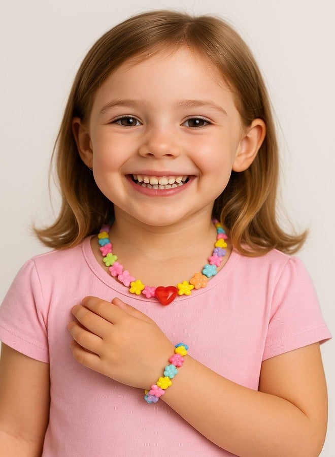 SYGA Beads for Kids Crafts Children's Jewelry Making Kit DIY Bracelets Necklace Hairband and Rings Craft Kits Birthday for 4, 5, 6, 7-Year-Old Little Girls-Multicolor (DIYBeadsSet-36) - Image 2